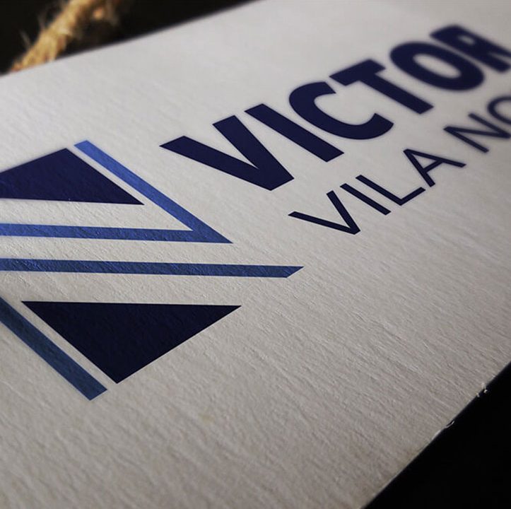 Logotipo desenvolvido para o empreendedor Victor Vila Nova